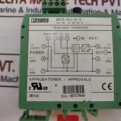 Phoenix Contact Mcr-r/I-4-v Resistance Transducer