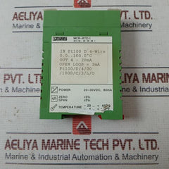 Phoenix Contact Mcr-rtd/I Temperature Measuring Transducer Output 4-20Ma