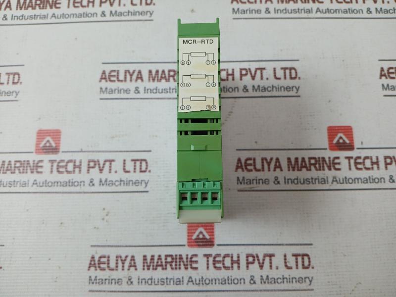 Phoenix Contact Mcr-rtd/I Temperature Measuring Transducer Output 4-20Ma