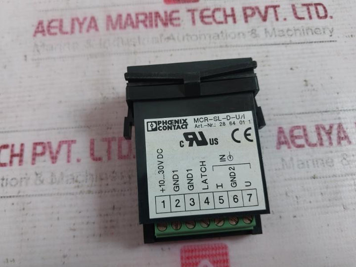 Phoenix Contact Mcr-sl-d-u/I Digital Display 2864011 +10-30Vdc 50Ma