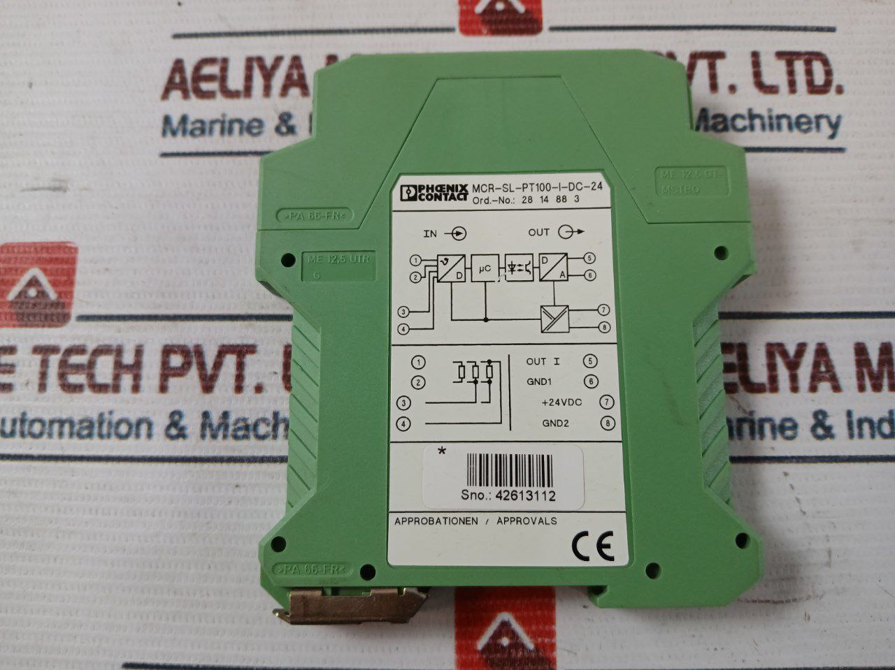 Phoenix Contact Mcr-sl-pt100-i-dc-24 Temperature Transducer 20-30Vdc