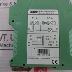 Phoenix Contact MCR-SL-PT100-I-DC-24 Temperature Transducer 2814883 100 Gm