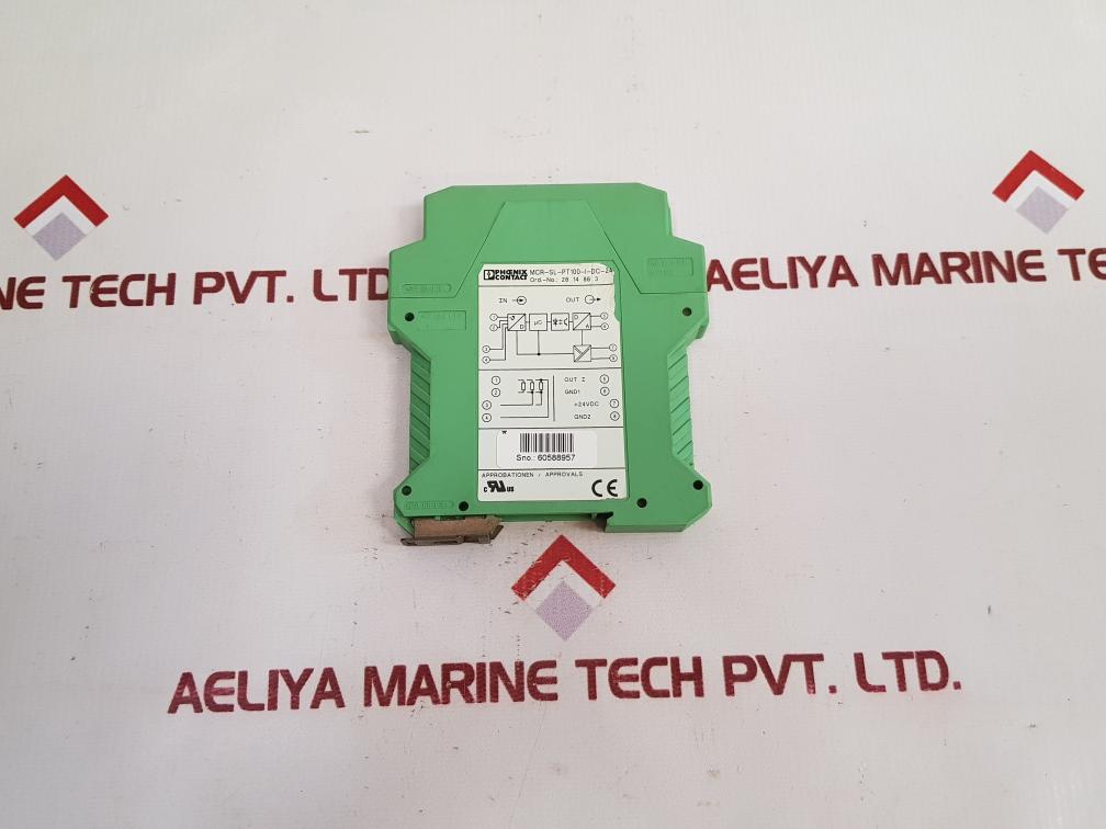 Phoenix Contact Mcr-sl-pt100-i-dc-24 Temperature Transducer 28 14 88 3 4-20 Ma