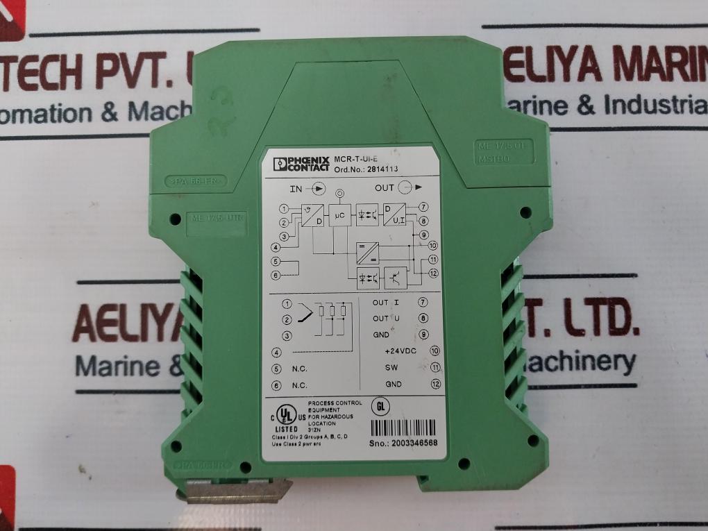 Phoenix Contact Mcr-t/Ui-e Temperature Transducer 2814113 24Vdc