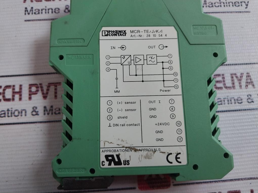 Phoenix Contact Mcr-te/J/K/I Thermocoupler 18-30V Dc, 40Ma