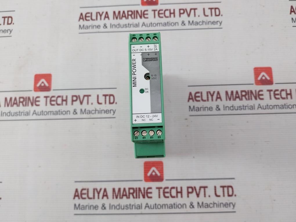 Phoenix Contact Mini-ps-12-24Dc/5-15Dc/2 Dc/Dc Converter 12-24V 2.3-1.1A 70°C