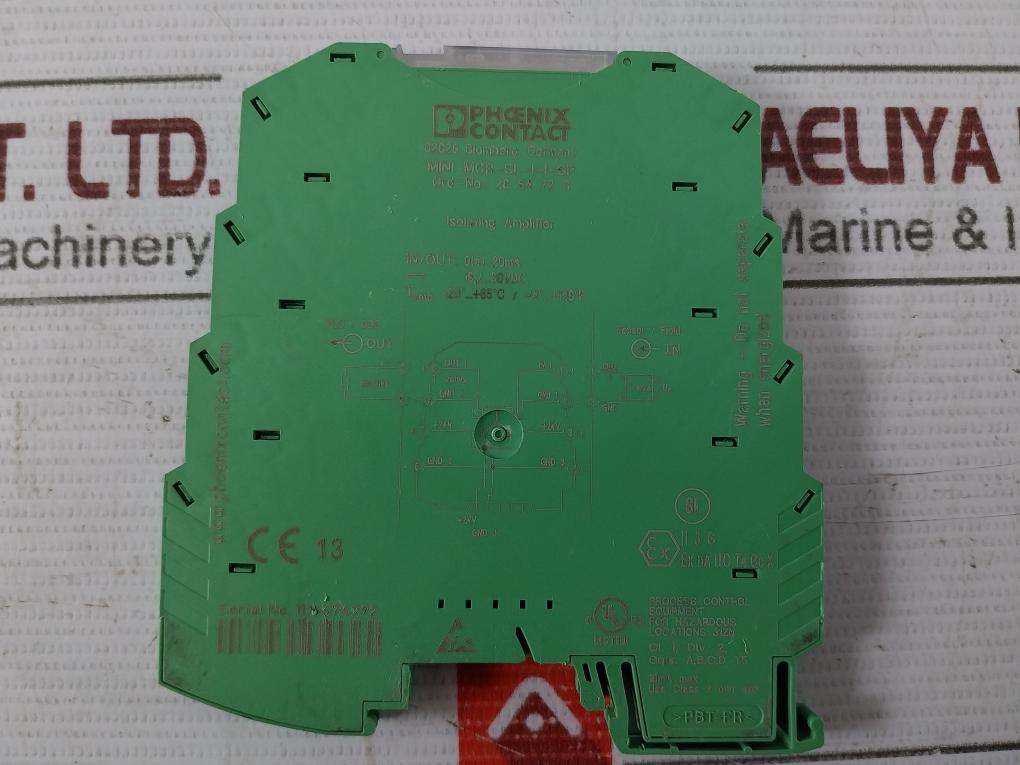 Phoenix Contact Mini Mcr-sl-i-i-sp Signal Conditioner Isolating Amplifier 24V