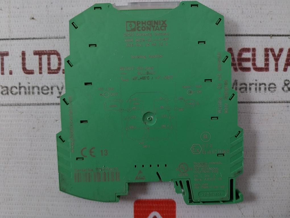 Phoenix Contact Mini Mcr-sl-i-i-sp Signal Conditioner Isolating Amplifier 24V