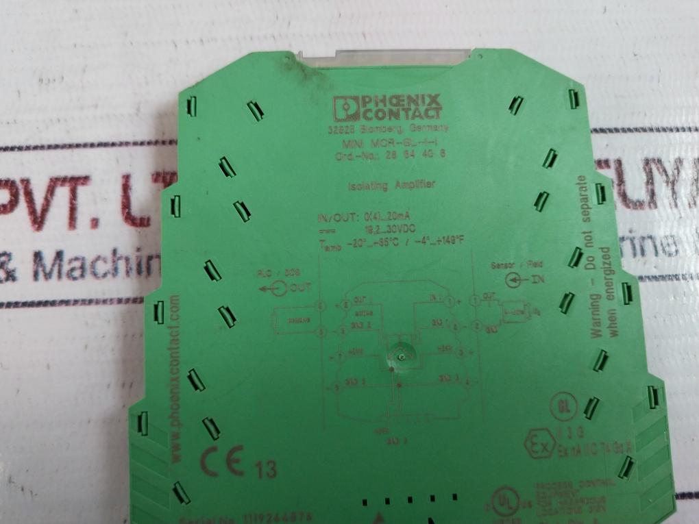 Phoenix Contact Mini Mcr-sl-i-i Isolating Amplifier 28 64 40 6