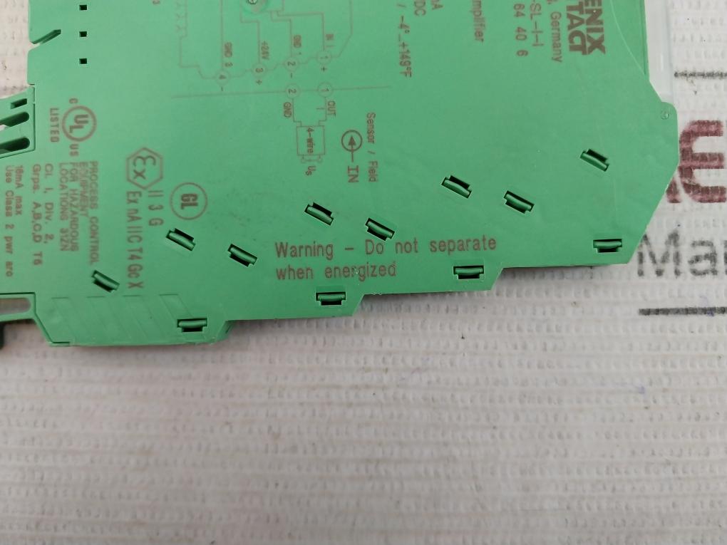 Phoenix Contact Mini Mcr-sl-i-i Signal Conditioner Isolating Amplifier 19,2-30Vdc