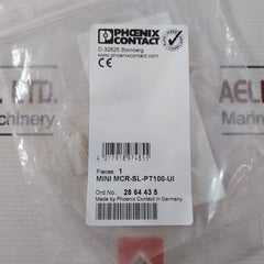Phoenix Contact Mini Mcr-sl-pt100-ui Resistance Measuring Transducer 5Kv 50Hz