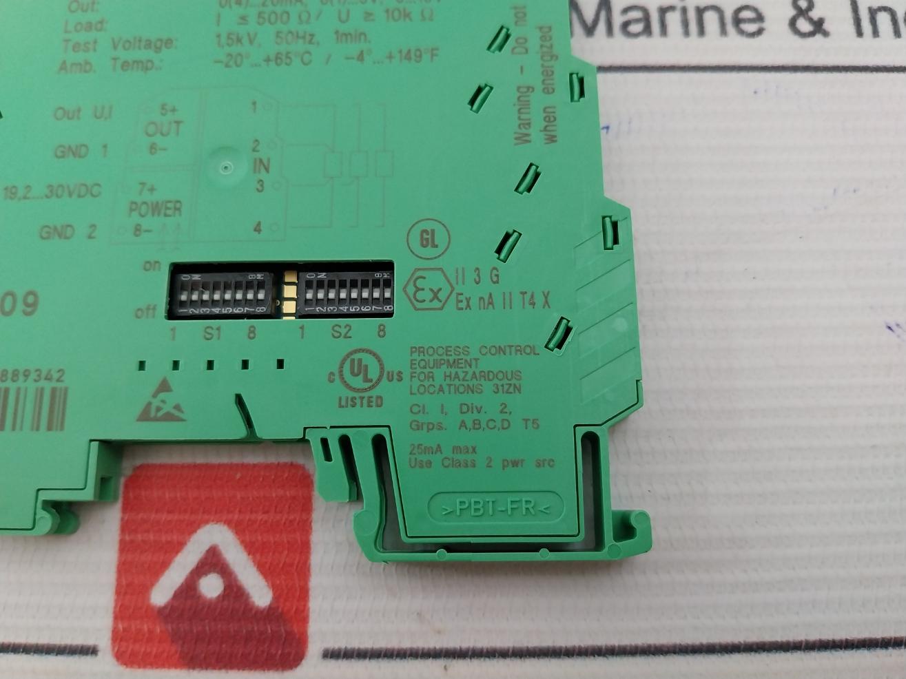 Phoenix Contact Mini Mcr-sl-pt100-ui Resistance Measuring Transducer 5Kv 50Hz