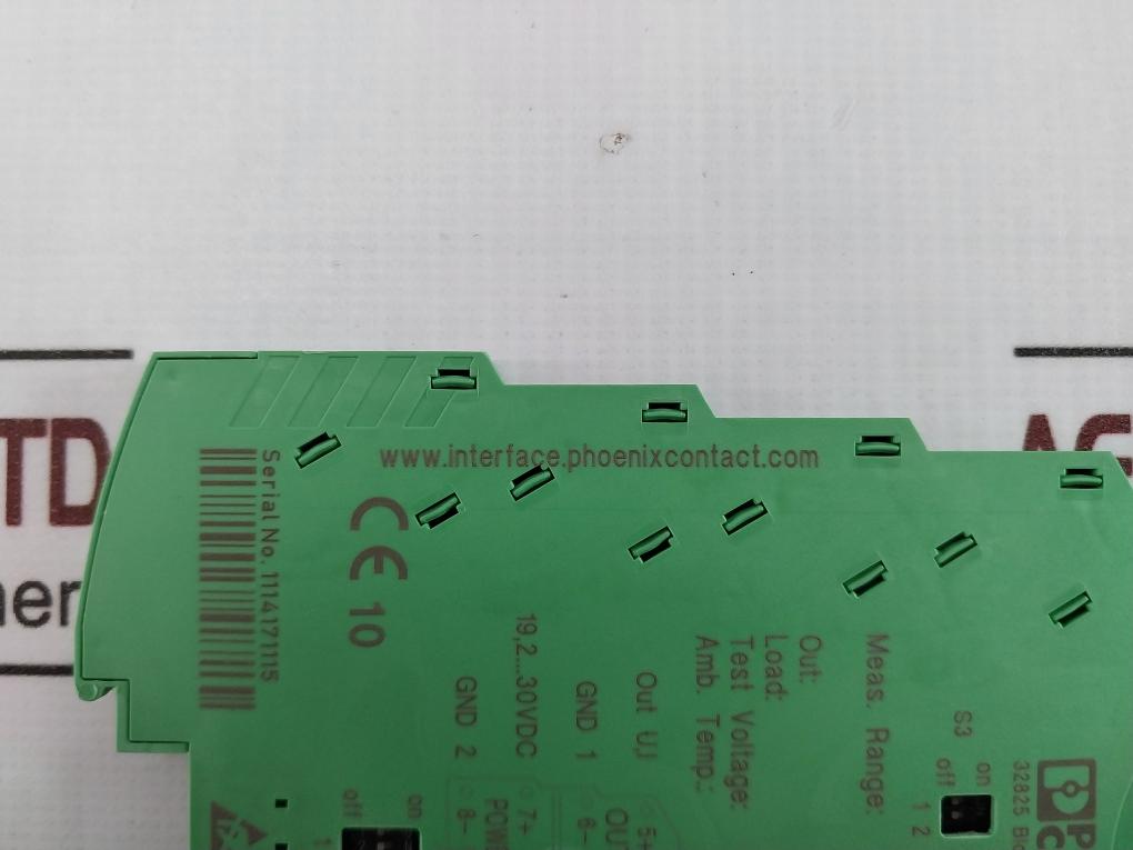 Phoenix Contact Mini Mcr-sl-tc-ui Thermocouple Measuring Transducer 16Ma 1 5Kv