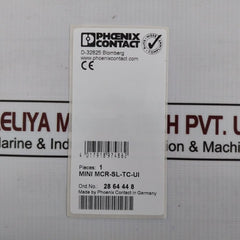 Phoenix Contact Mini Mcr-sl-tc-ui Thermocouple Measuring Transducer 16Ma 1 5Kv