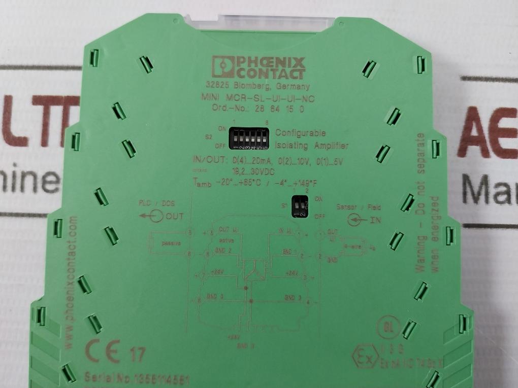 Phoenix Contact MINI MCR-SL-UI-UI-NC Signal Conditioner 2864150 16MA