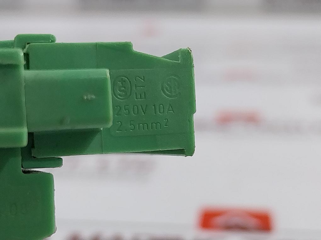 Phoenix Contact Mstbvk 2,5-5,08 Din Rail Connector 250V 10A