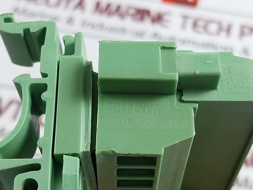 Phoenix Contact Mstbvk 2,5-5,08 Din Rail Connector 250V 10A
