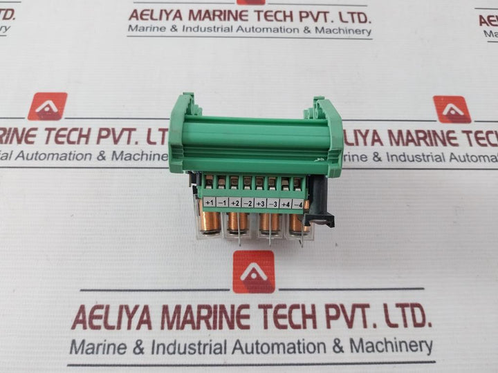 Phoenix Contact Pc24D04-cob Relay Module G2R-1 24Vdc Tv-3 120Vac 0231W2