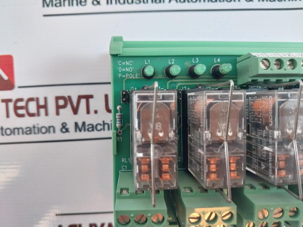 Phoenix Contact PC24D08-2C Relay Card Module