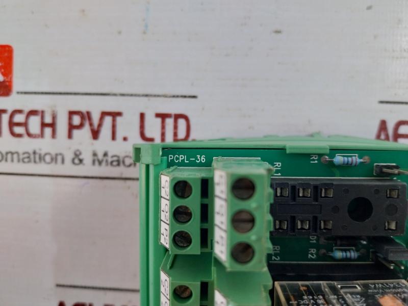 PHOENIX CONTACT PC24D08-2C Relay Module Card-H PCPL-36