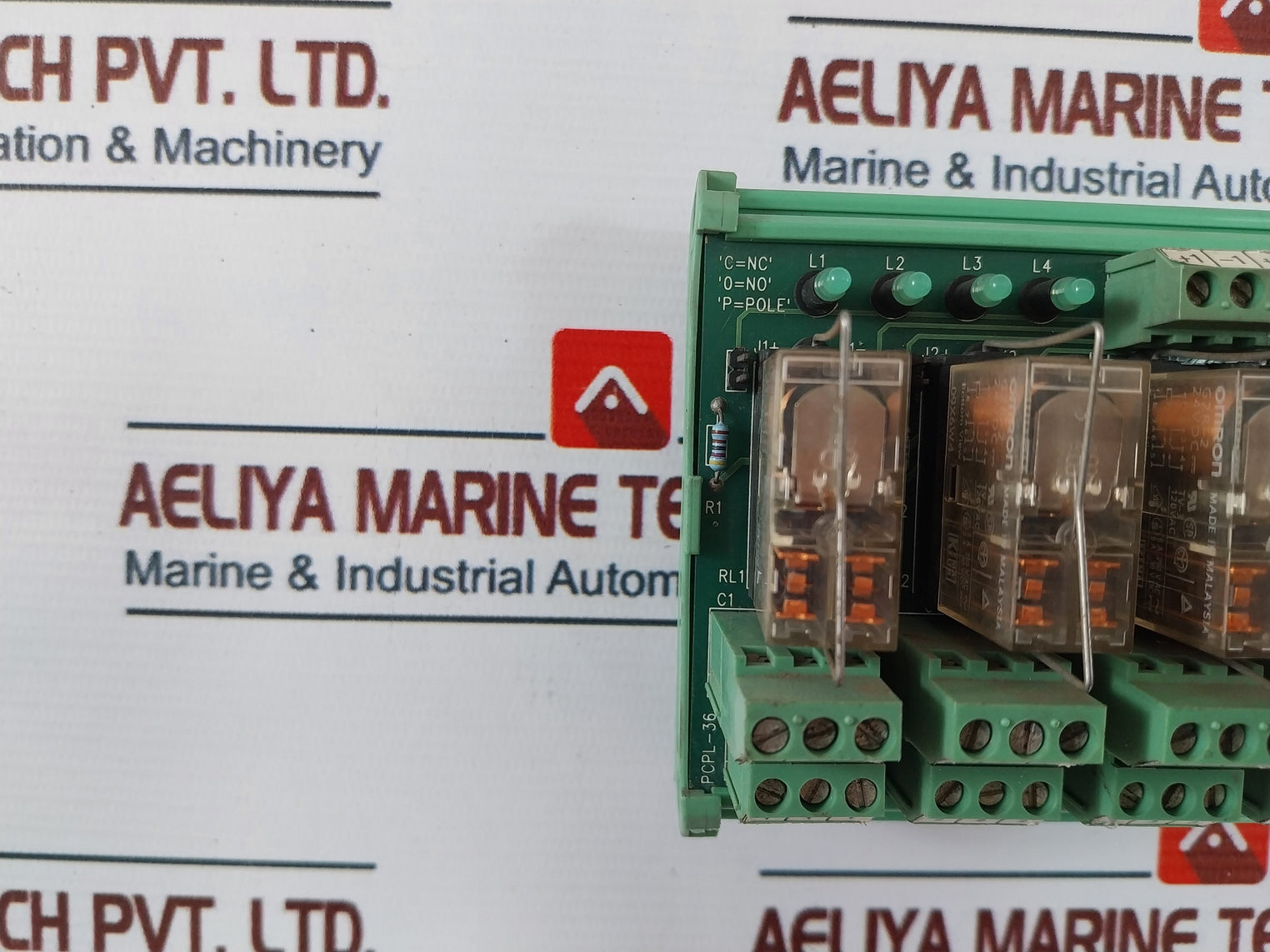 Phoenix Contact PC24D08-2COB Relay Board Module