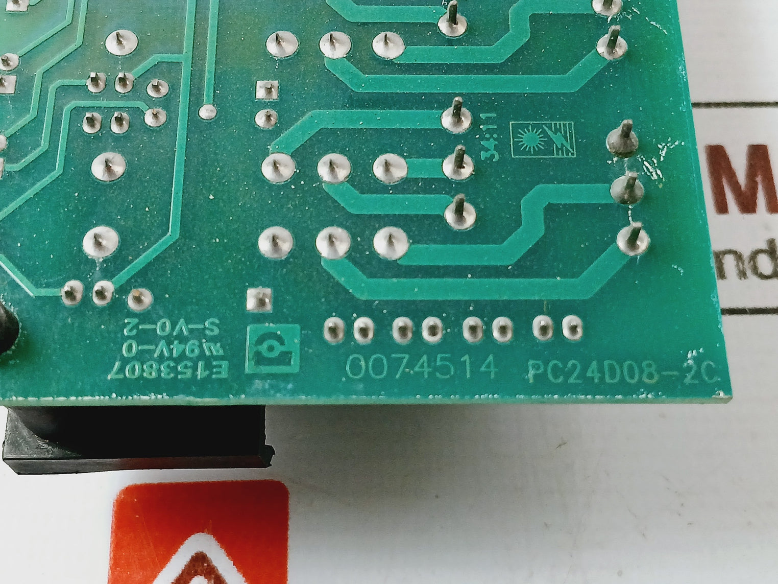 Phoenix Contact Pc24D08-2Cob Relay Board Pc24D08-2C 0074514 E153807