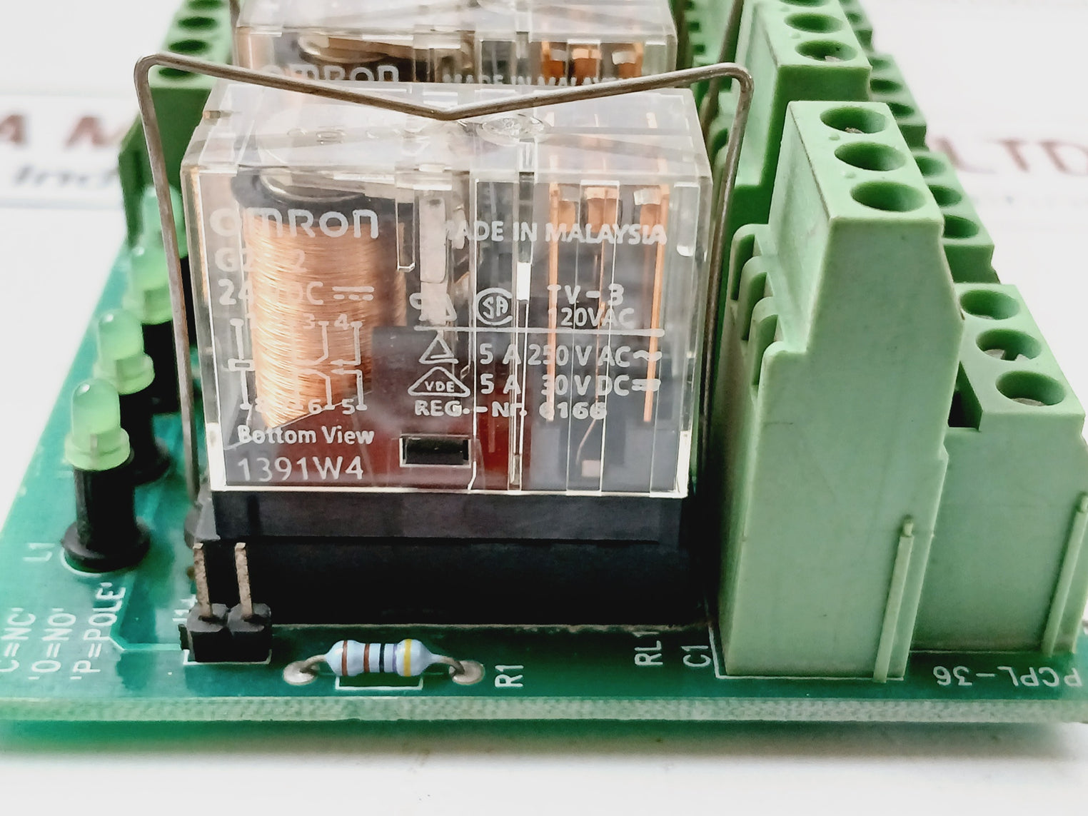 Phoenix Contact Pc24D08-2Cob Relay Board Pc24D08-2C 0074514 E153807