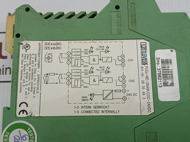 Phoenix Contact Pi/Ex-me-2Nam/Coc-24Vdc