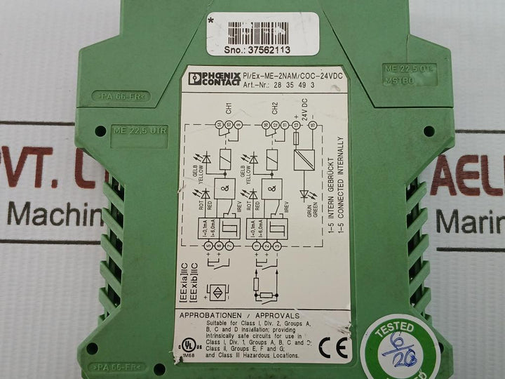 Phoenix Contact Pi/Ex-me-2Nam/Coc-24Vdc