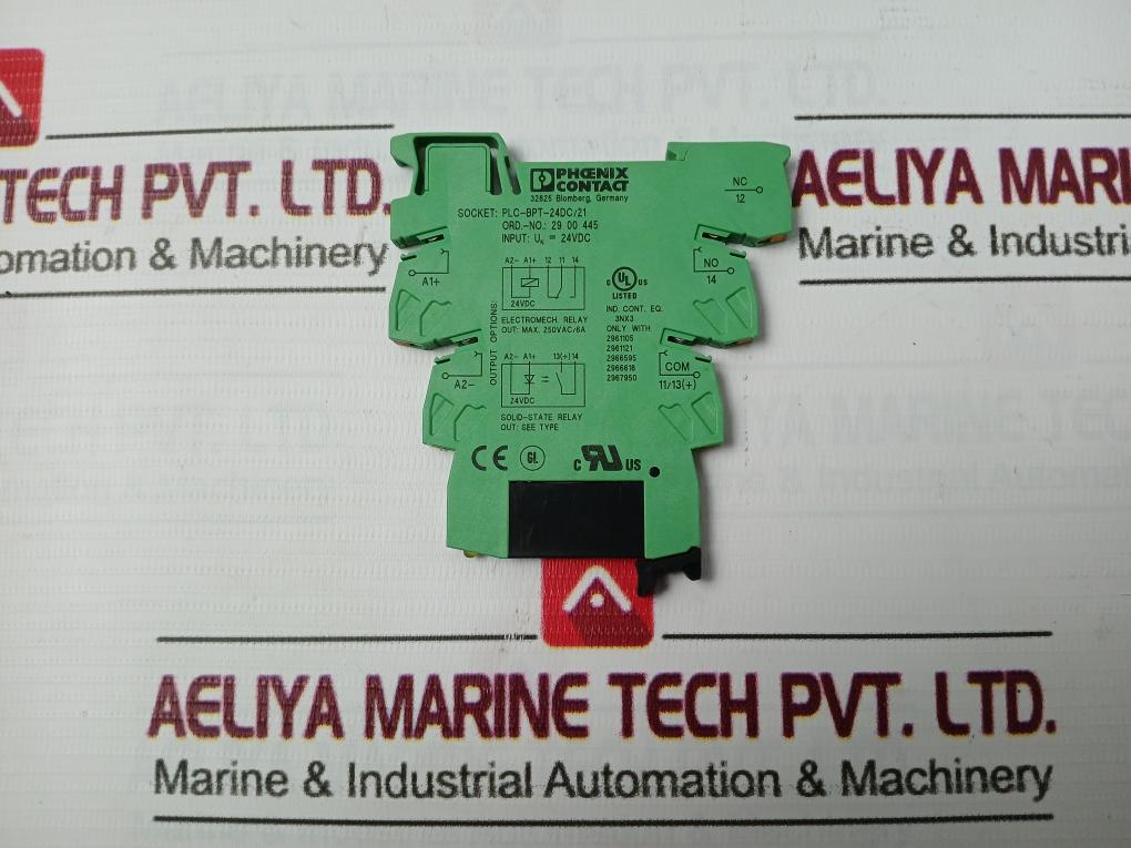 Phoenix Contact Plc-bpt-24Dc/21 Relay Base