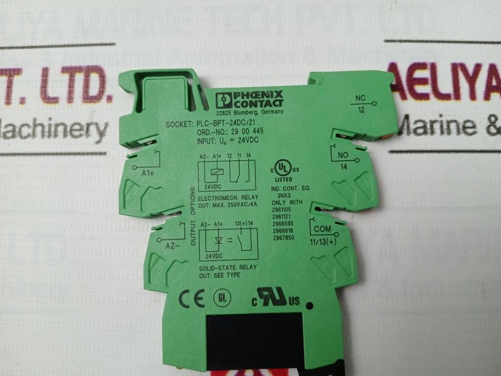 Phoenix Contact Plc-bpt-24Dc/21 Relay Base