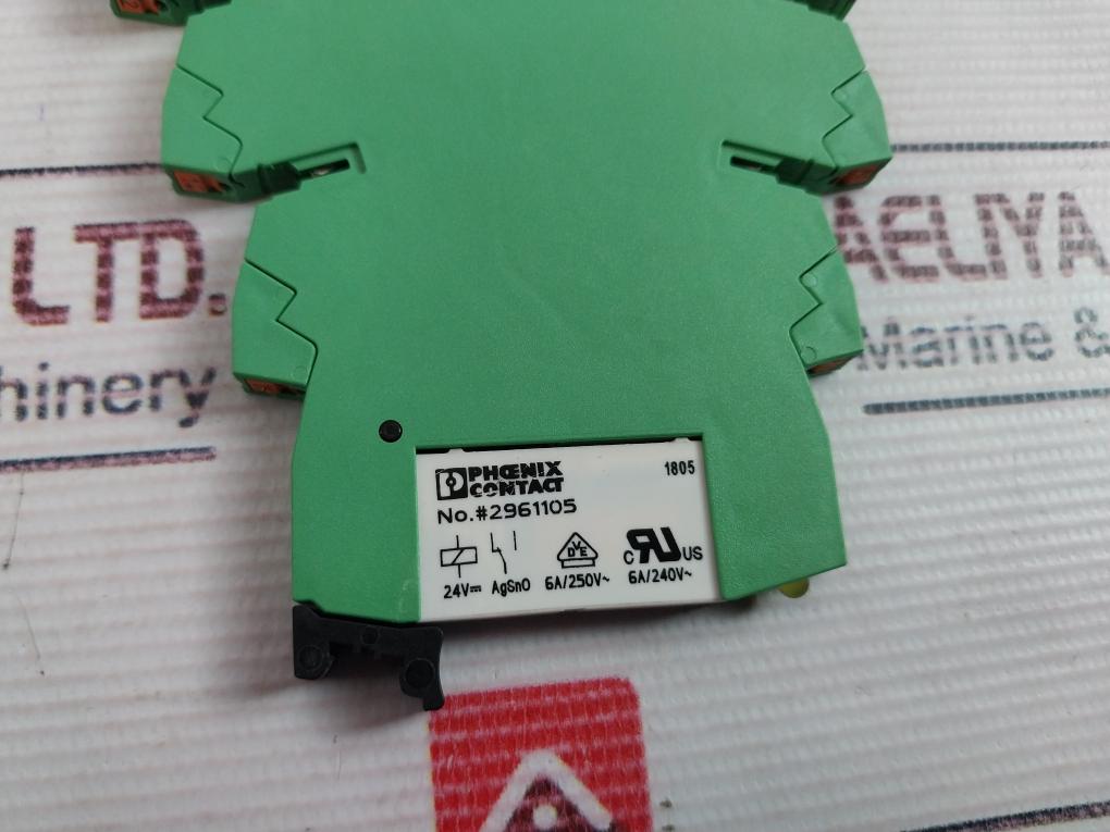 Lot Of 3X Phoenix Contact Plc-bpt- 24Dc/21 Relay Socket 250V 6A