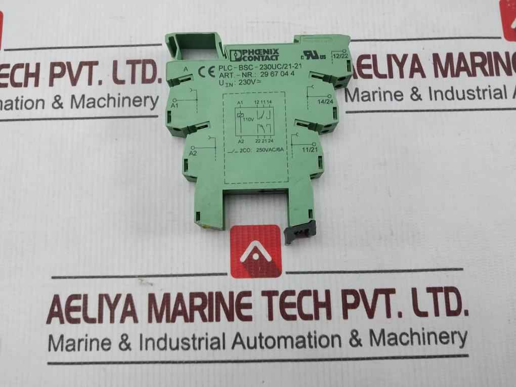 Phoenix Contact Plc-bsc-230Uc/21-21 Relay Socket 044S36
