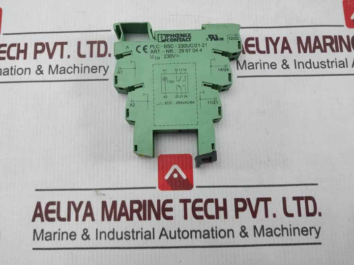 Phoenix Contact Plc-bsc-230Uc/21-21 Relay Socket 044S36