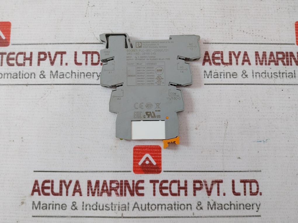Phoenix Contact Plc-bsc-230Uc/21 Terminal Block 220Vdc/230Vac