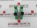 Lot of 2X PHOENIX CONTACT PLC-BSC-24DC/1IC/ACT Relay Base Module 2967837 24V