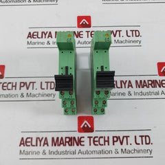 Lot of 2X PHOENIX CONTACT PLC-BSC-24DC/1IC/ACT Relay Base Module 2967837 24V