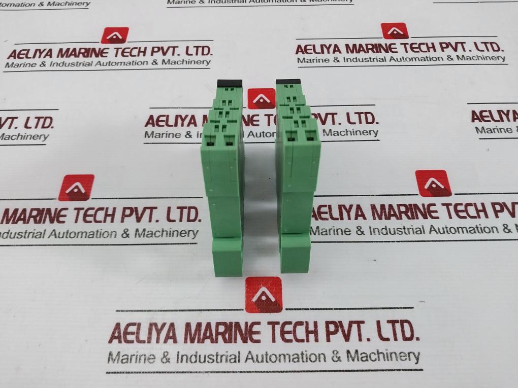 Lot Of 2X Phoenix Contact Plc-bsc-24Dc/1Ic/Act Relay Base Module 2967837 24V