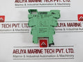 Lot of 2X PHOENIX CONTACT PLC-BSC-24DC/1IC/ACT Relay Base Module 2967837 24V