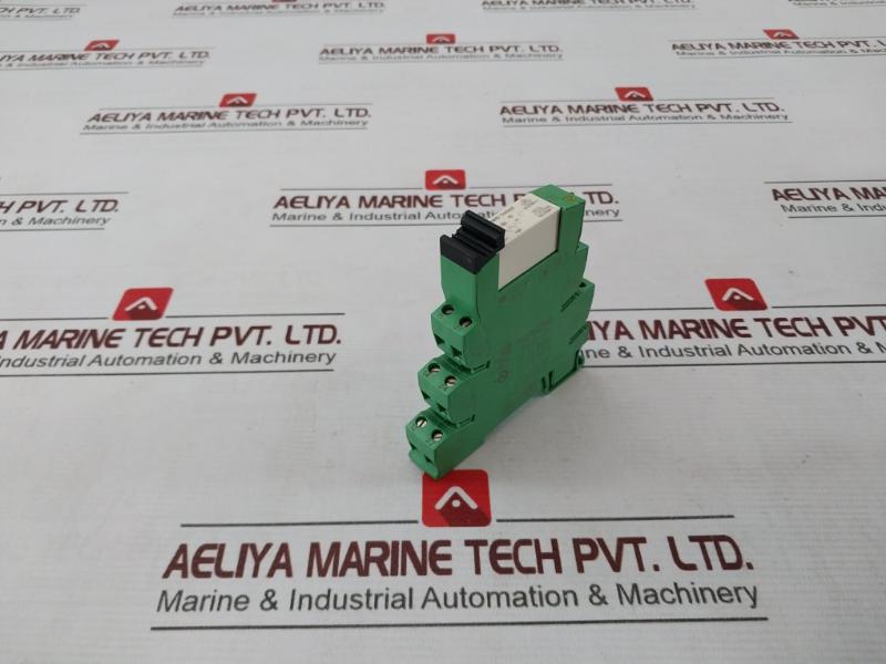 Lot of 2X Phoenix Contact PLC-BSC-24DC/21-21 Relay Base 2967015 24VDC