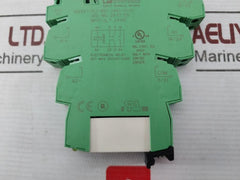 Lot Of 2X Phoenix Contact Plc-bsc-24Dc/21-21 Relay Base 2967015 24Vdc