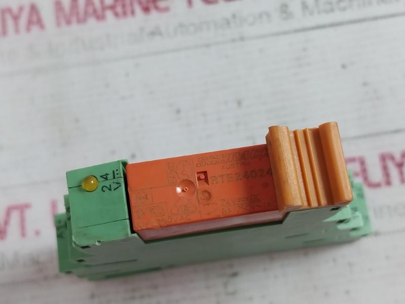 Phoenix Contact Plc-bsc-24Dc/21-21 Relay Base Schrack Rte24024 250Vac/6A