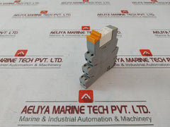 Lot of 4X Phoenix Contact PLC-BSC-24DC/21-21 Interface Relay DIN Rail Mount