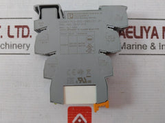 Lot of 4X Phoenix Contact PLC-BSC-24DC/21-21 Interface Relay DIN Rail Mount