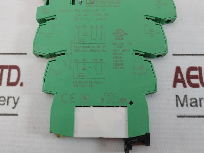 Phoenix Contact Plc-bsc-24Dc/21 Electromechanical Relay 250Vac/6A