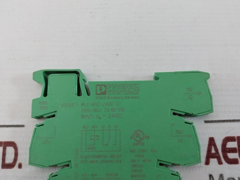 Phoenix Contact Plc-bsc-24Dc/21 Electromechanical Relay 250Vac/6A