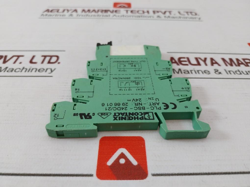 Phoenix Contact Plc-bsc-24Dc/21 Relay Base 24V 5A/250V 6A