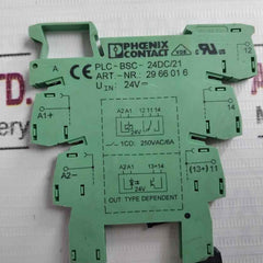 Phoenix Contact Plc-bsc-24Dc/21 Relay Base 250Vac/6A 24V