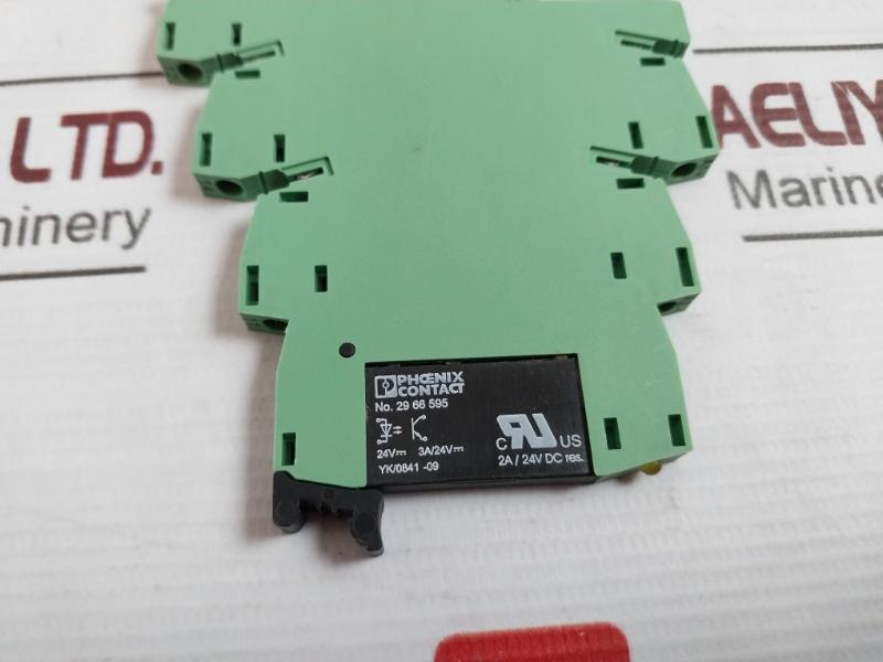 Phoenix Contact Plc-bsc-24Dc/21 Relay Base 2966016 24Vdc 250V/6A 2A/24V Dc