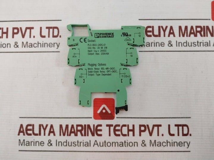 Phoenix Contact Plc-bsc-24Dc/21 Relay Module 24Vdc 250V/6A